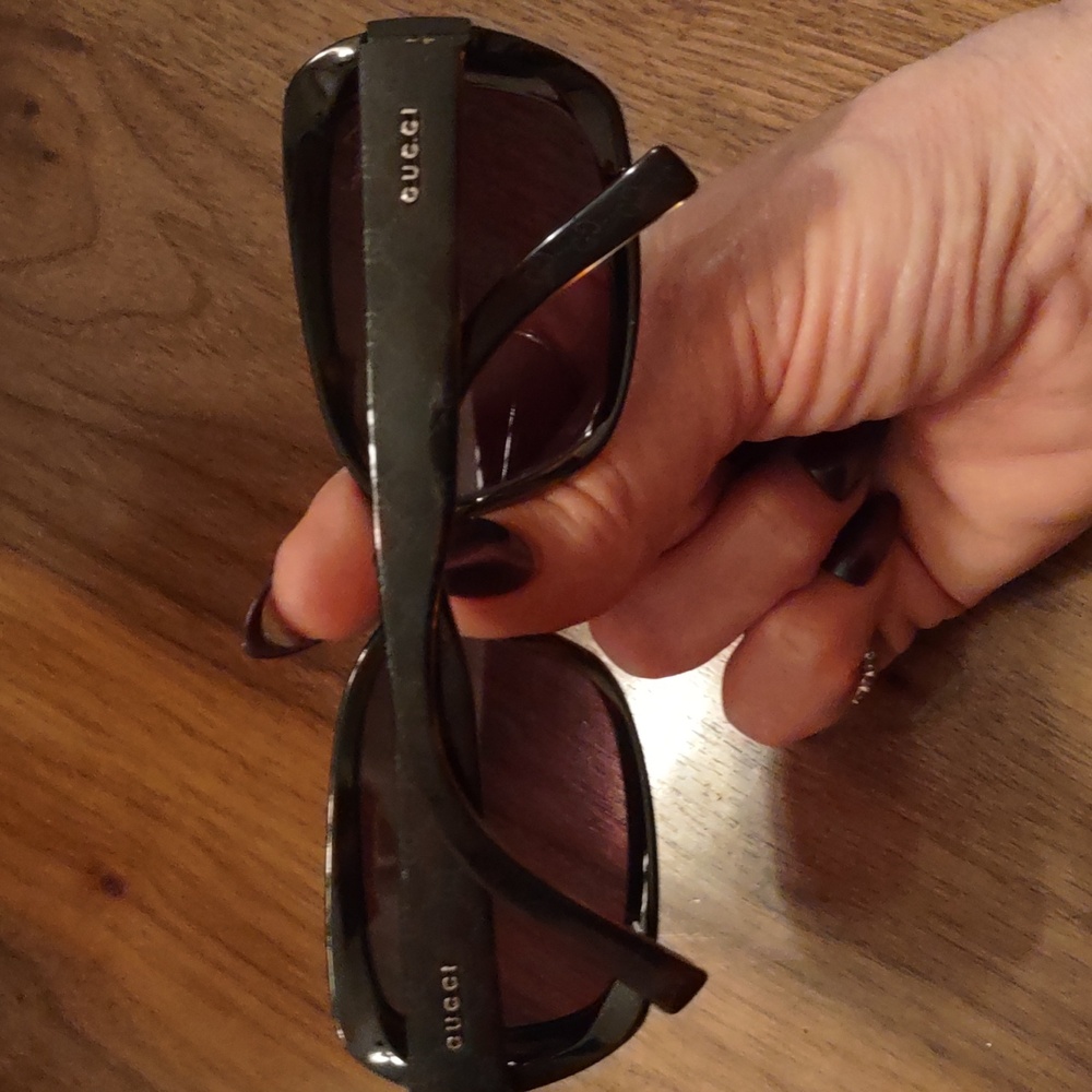 "Gucci" Guccissima Havana Style. Tortoise Shell Color Authentic Sunglasses. - Picture 9 of 17
